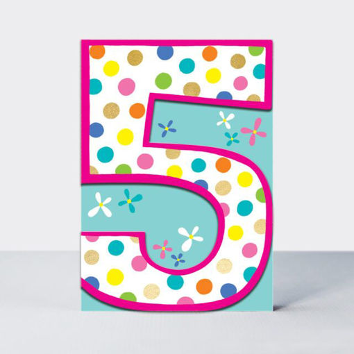 Picture of 5 TODAY BIRTHDAY CARD